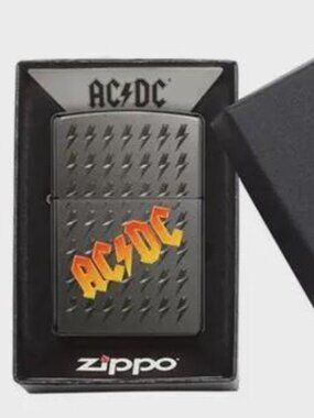 Amazing Polished AC/DC Lightening Zippo Lighter